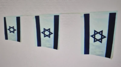 שרשרת דגלים בד 20*28 ס''מ