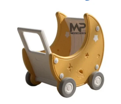 עגלת בובה שכיבה פלסטיק