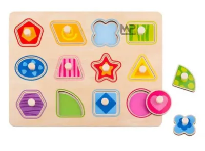 פזל עץ התאמת צורות